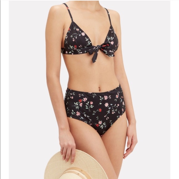 Ganni Jackson Floral Bikini Top - Picture 4 of 5